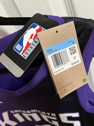 NEW Men's Size Medium King's Fox Jersey #5 Nike Authentic NBA Apparel RCD|117365