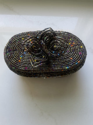 Handwoven Beaded Wire Trinket Box -RSV|97707