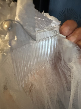 Small White religious veil  #62 VV MTS|75531