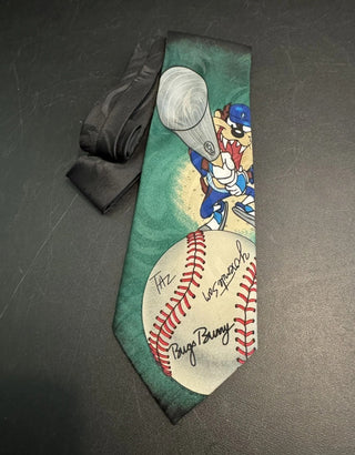 1996 Taz Baseball Tie Looney Tunes Mania 100% Poly Men's Accessories #47 VV MTS|100654
