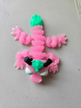 Flexi Baby Dragon (Color: Pink and Green)|65462