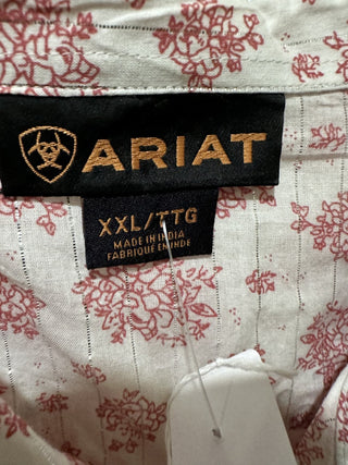 Ariat Women's Floral & Rhinestone Shirt Size XXL /TTG