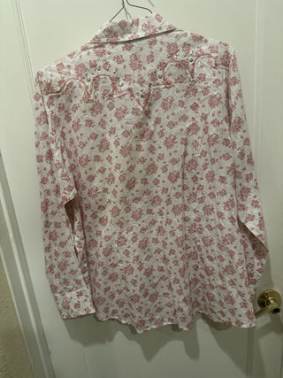 Ariat Women's Floral & Rhinestone Shirt Size XXL /TTG