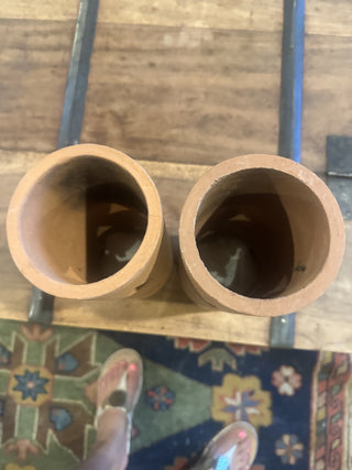 Tall Terracotta Jack-O-Lantern #47 VV MTS|112529