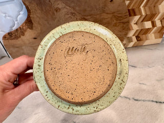 Chamber Candlestick studio art handmade, Green color|107104