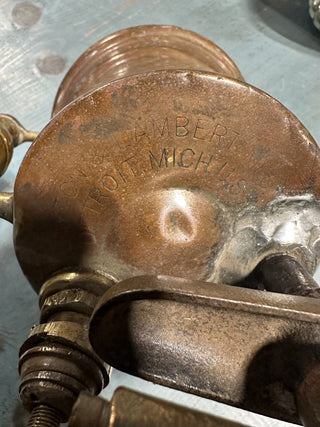 Vintage 1921 Clayton & Lambert Brass Blowtorch with Copper Torch #47 VV MTS