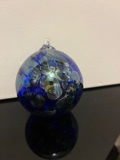 2647 Cobalt Blue Glass Art Ornament RSV|138466