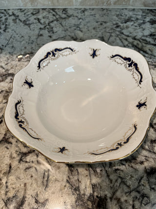 Bernadotte Blue 7 Pc Set Salad/Pasta/Fruit Bowls RCD