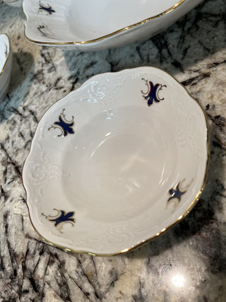 Bernadotte Blue 7 Pc Set Salad/Pasta/Fruit Bowls RCD