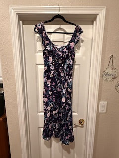 Blue floral Socialite dress