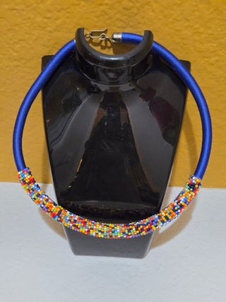African beaded chocker necklace