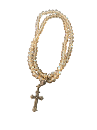BRACELET - CROSS TAN 2PC