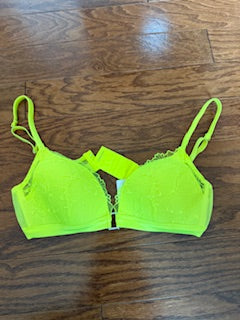 Bright yellow bra