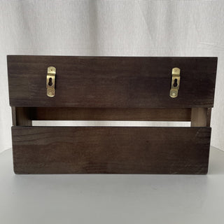 Wine glass wall hanging storage, wood RSV