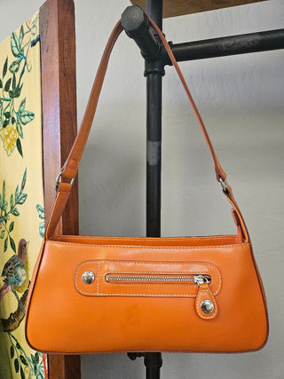 Vtg Y2k Tommy Hilfiger Orange Purse MTS|119166