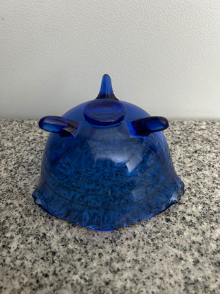 Cobalt Blue 3-Footed Bowl   MTS|104132