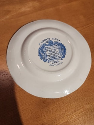 Liberty Blue Monticello Saucer