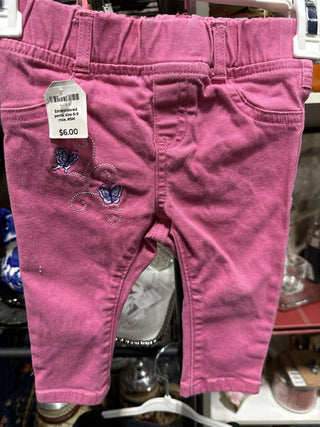 Embroidered pants. size 6-9 mos. #SM