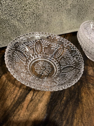 Vintage Federal Glass Co. Heritage Pattern 5" Bowl. RSV