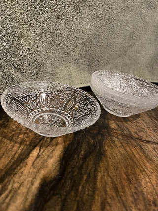 Vintage Federal Glass Co. Heritage Pattern 5" Bowl. RSV