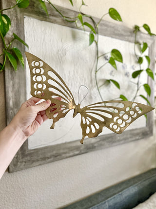 Gorgeous Vintage MCM Brass Butterfly MTS|113465