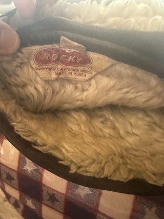 Rocky Men's Black Large Leather Padded Gloves #47 VV MTS|129587