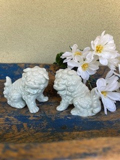 Celadon Foo Dogs Salt/Pepper Shakers set of 2 RCD