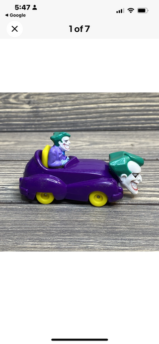 Vintage McDonald’s 1993 Batman The Joker Purple Car