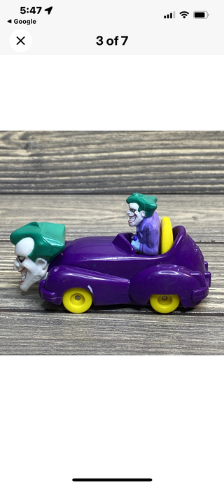 Vintage McDonald’s 1993 Batman The Joker Purple Car