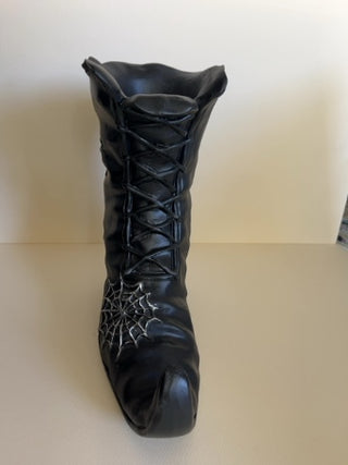 Witch's Lace Up Booth with Spider and Web