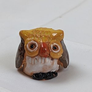Vtg. Folk Art Enesco Owl MTS|73928