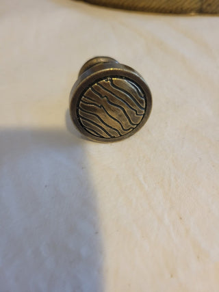 1-5/16" Metal Cabinet Knob Antique Brass Finish - each RCD