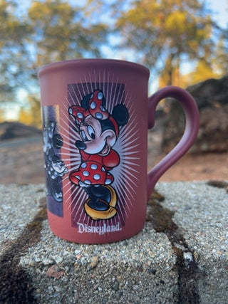 Walt Disney World "Images Of Minnie Mouse" Mug Pink