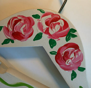 Hand-Painted Rose Hangers
