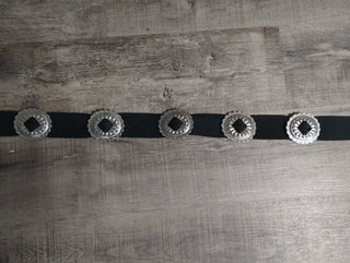 Western Black Concho Belt|60985
