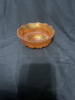 Carnival glass bowl rsv