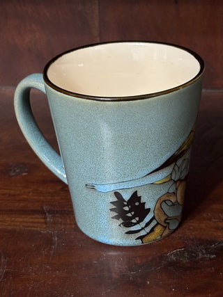 Teal Bird Coffee Mug NM MTS