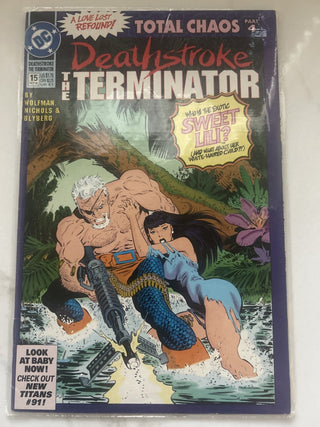 Deathstroke the Terminator #15 First Printing Original DC Comic Book-RSV