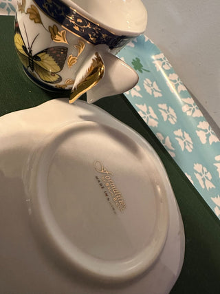 Vintage Teacup Baum Bros Blue-Gold MTS|115374