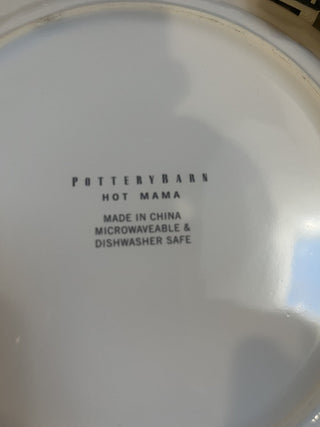Pottery Barn "Hot Mama" Advice Plate RCD