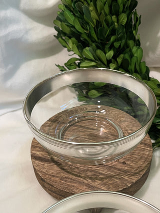 MCM Dorothy Thorpe Sliver Band Sm Bowls - Set of 4 - RCD