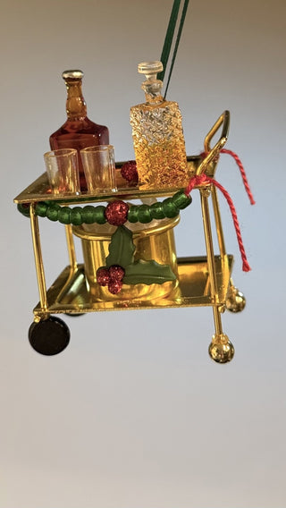 Bar Cart Christmas Ornament NY RCD|130578