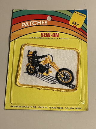 Vtg Chopper Patch Rainbow Nov Co, NIP--SP MTS