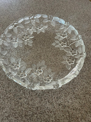 VTG Mikasa crystal serving platter|99800