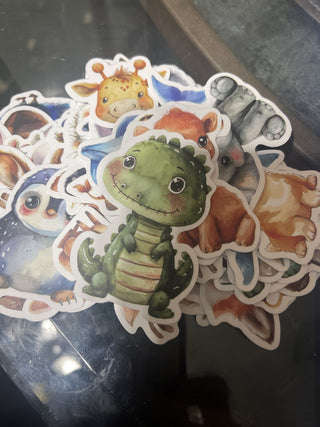 Cute animal stickers rsv