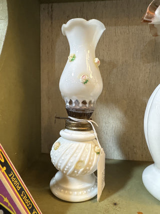 Mini Milk Glass Lamps - LL - RCD