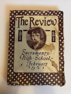 #2684 Sac High Yearbook 1921 RSV