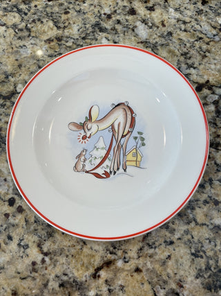 Vintage Rudolph Plate RCD|125948