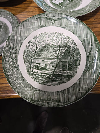Currier & Ives - dinner plate RCD