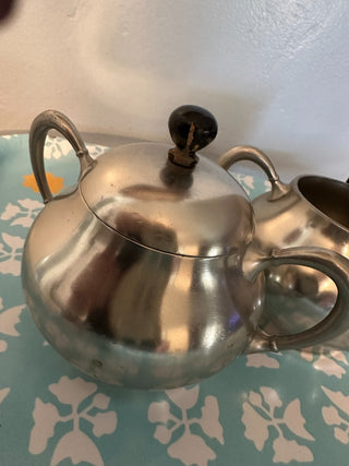 Creamer/Sugar Pewter Set MTS|99589